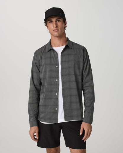 Vuori Long Sleeve Plaid Button Down Shirt