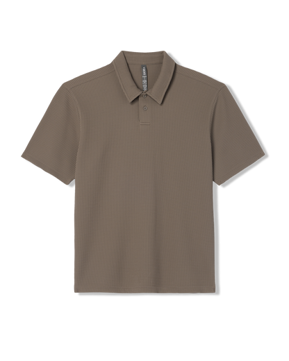 Vuori Short Sleeve Lightweight Tech Waffle Polo Relaxed Fit