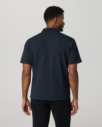 Vuori Short Sleeve Lightweight Tech Waffle Polo Relaxed Fit