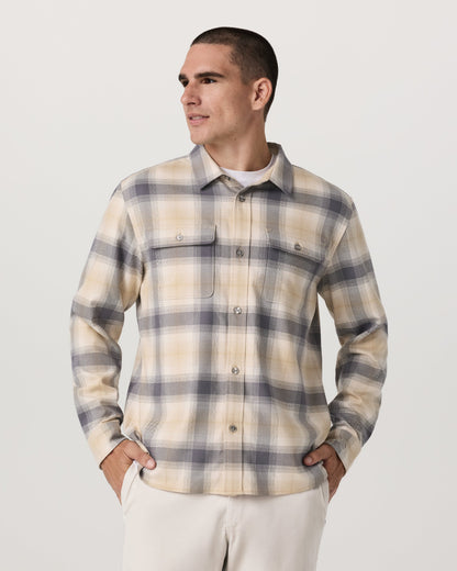 Vuori Long Sleeve Flannel Button Down Shirt