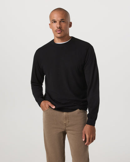 Vuori Merino Fine Gauge Wool Sweater