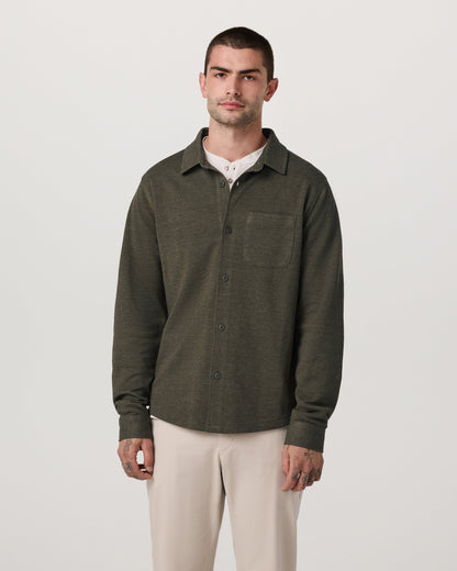 Vuori Long Sleeve Jeffreys Button Down Overshirt