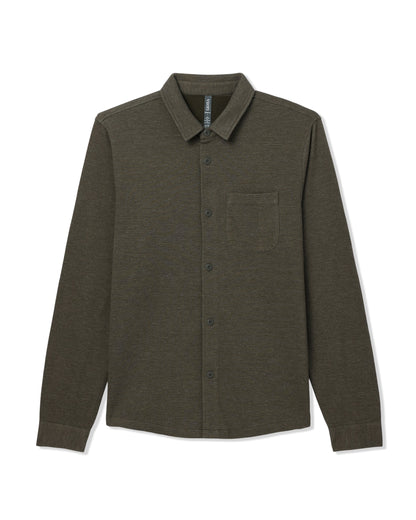 Vuori Long Sleeve Jeffreys Button Down Overshirt