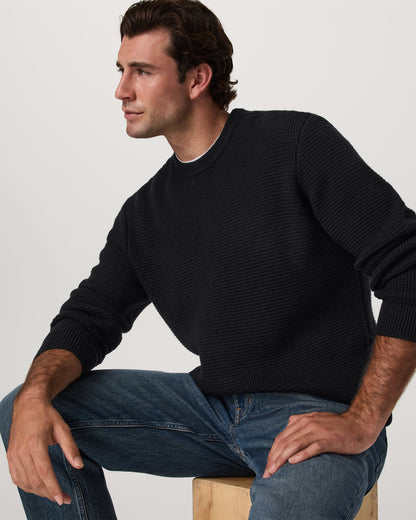 Vuori Denver Waffle Crew Sweater