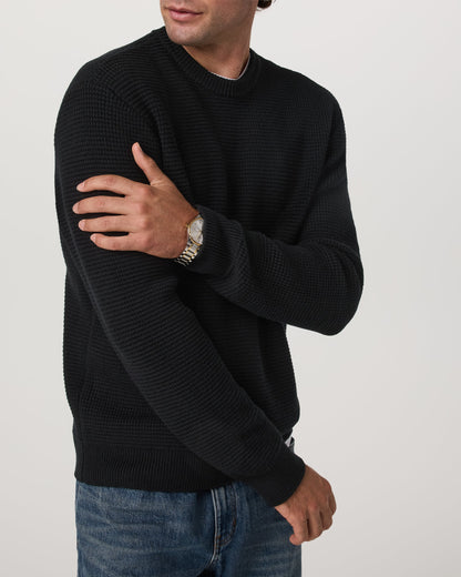 Vuori Denver Waffle Crew Sweater
