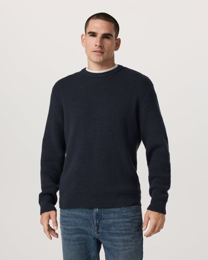 Vuori Denver Waffle Crew Sweater