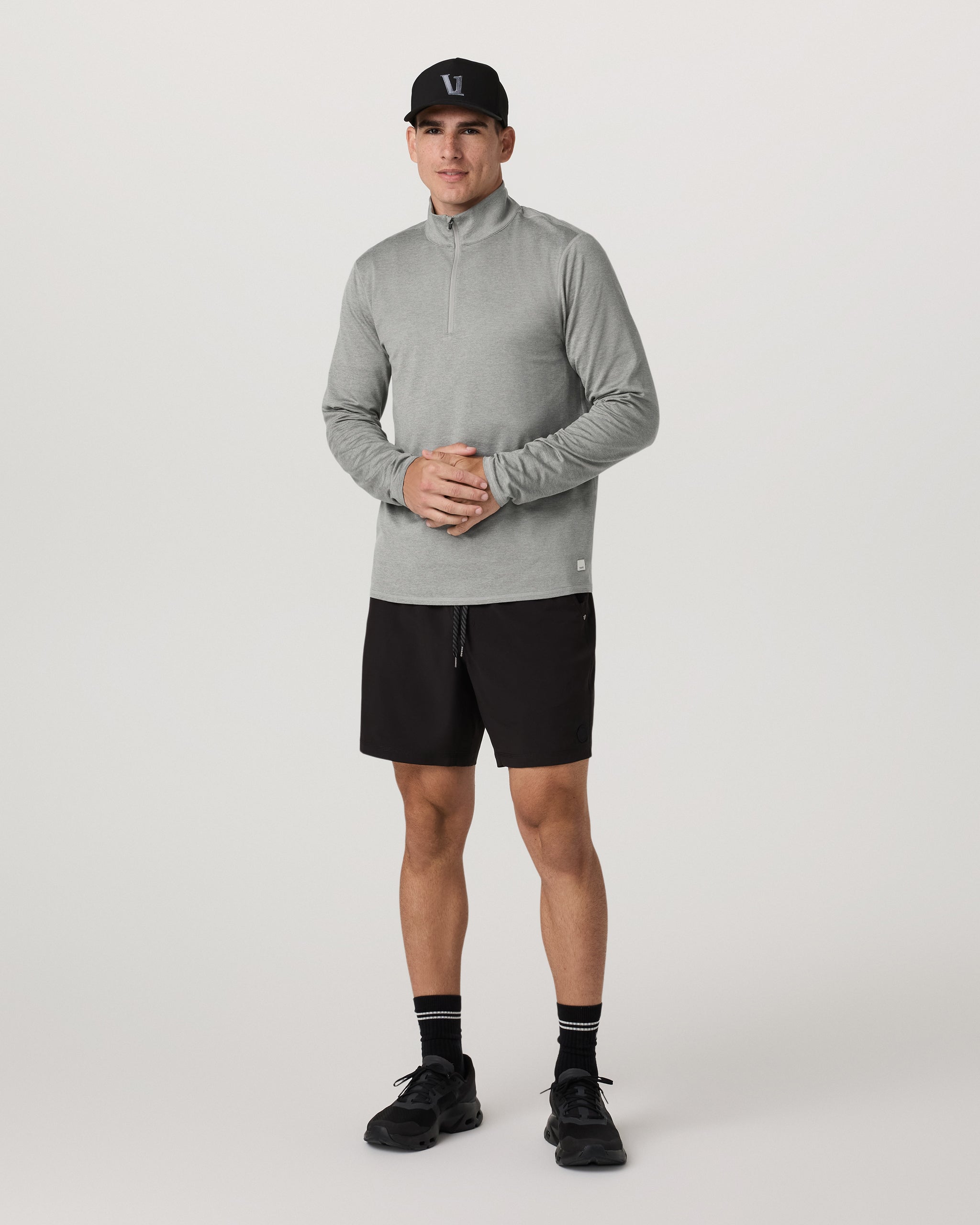 Vuori Ponto Half Zip Mock Neck