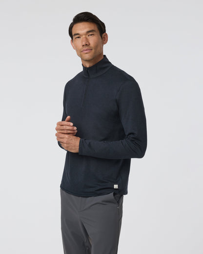 Vuori Ponto Half Zip Mock Neck