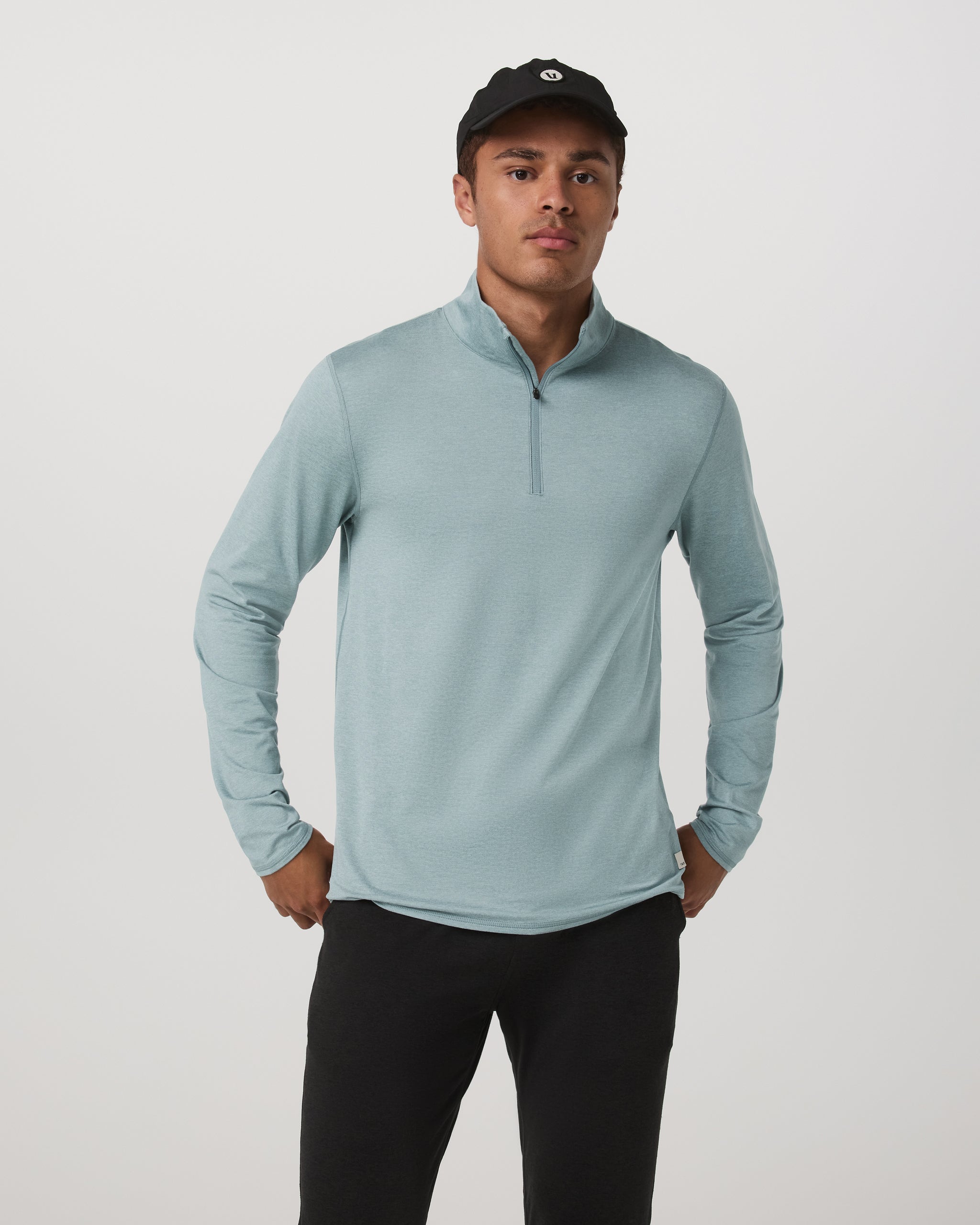 Vuori Ponto Half Zip Mock Neck