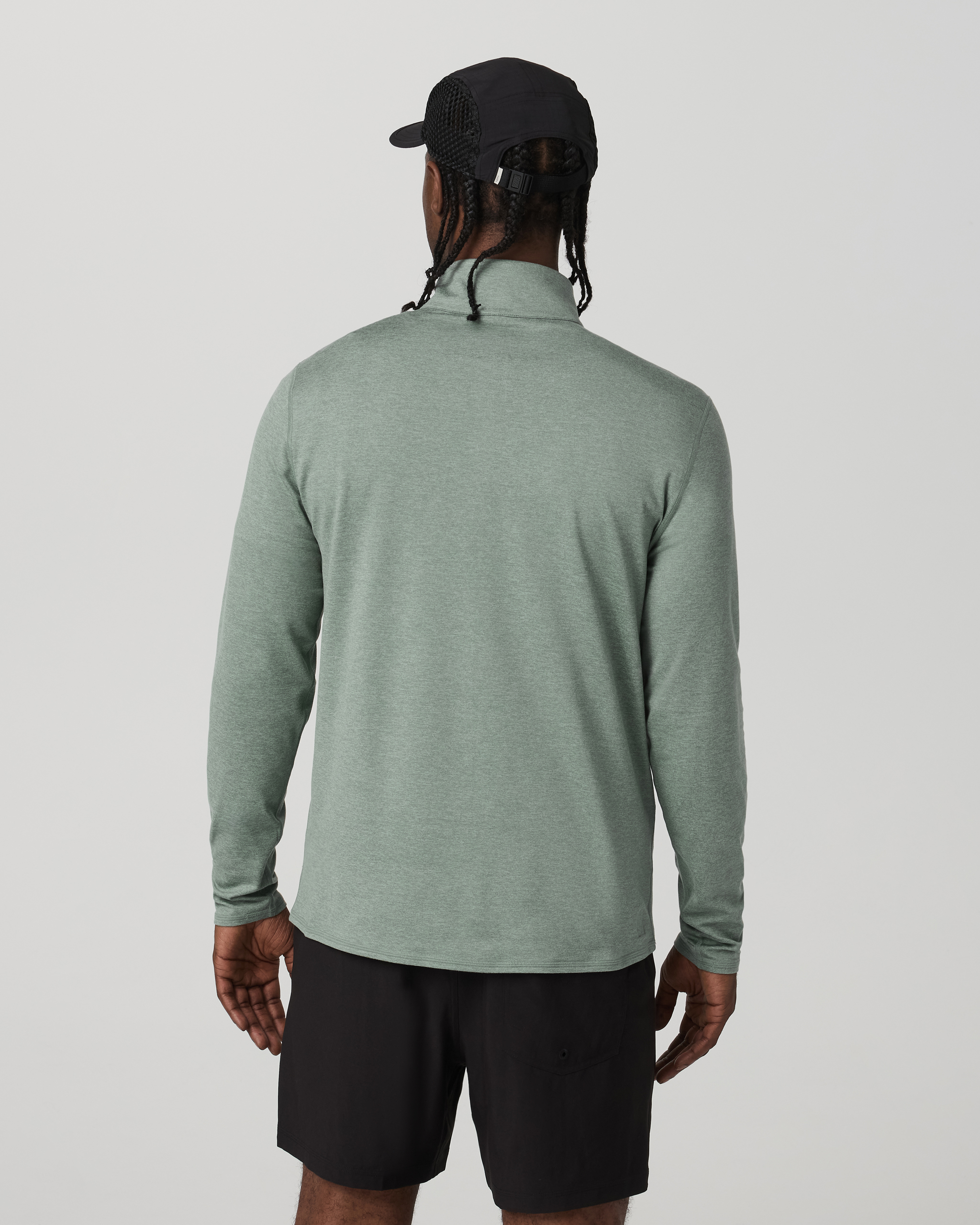 Vuori Ponto Half Zip Mock Neck