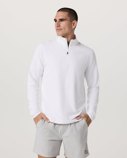 Vuori Ponto Half Zip Mock Neck