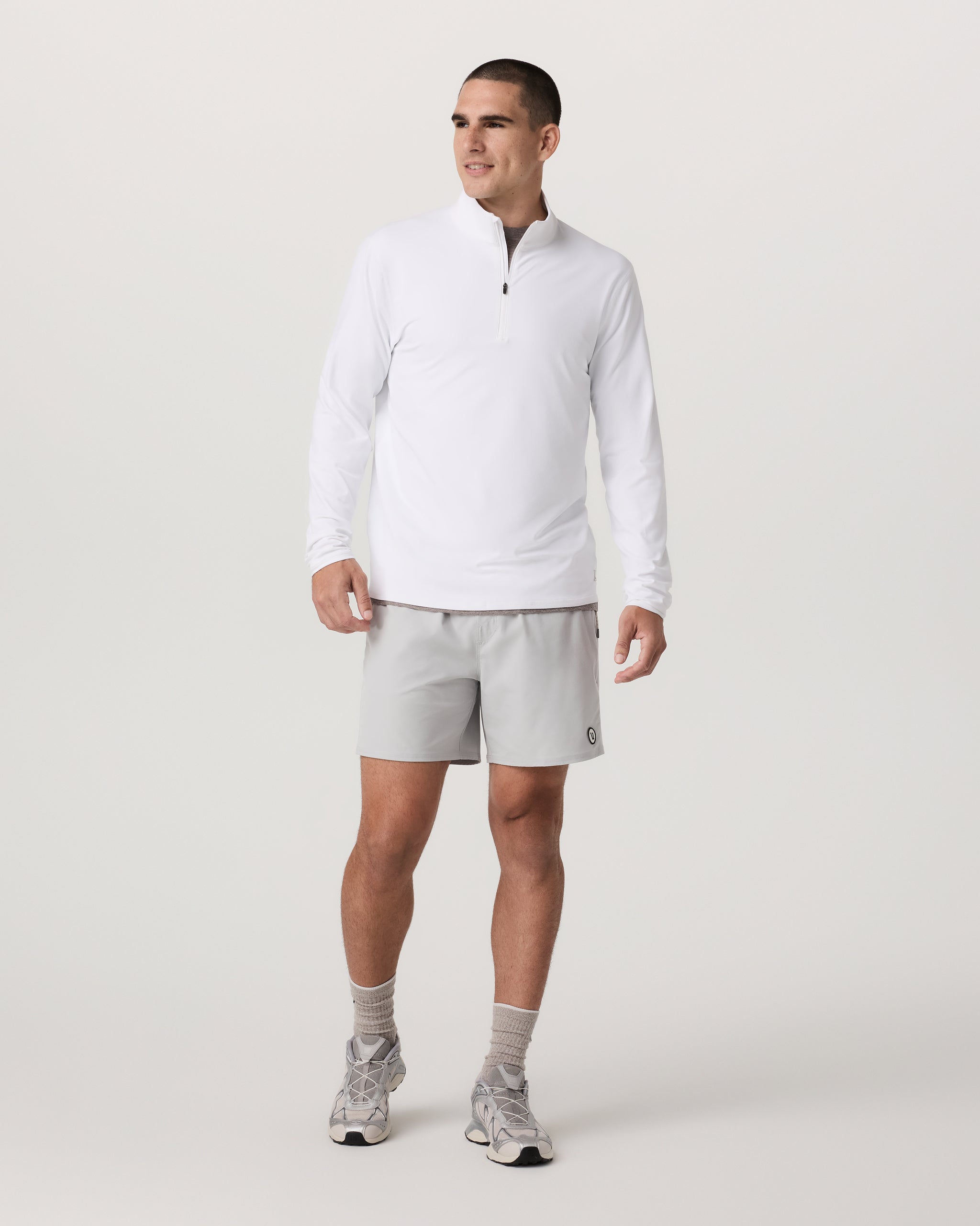 Vuori Ponto Half Zip Mock Neck