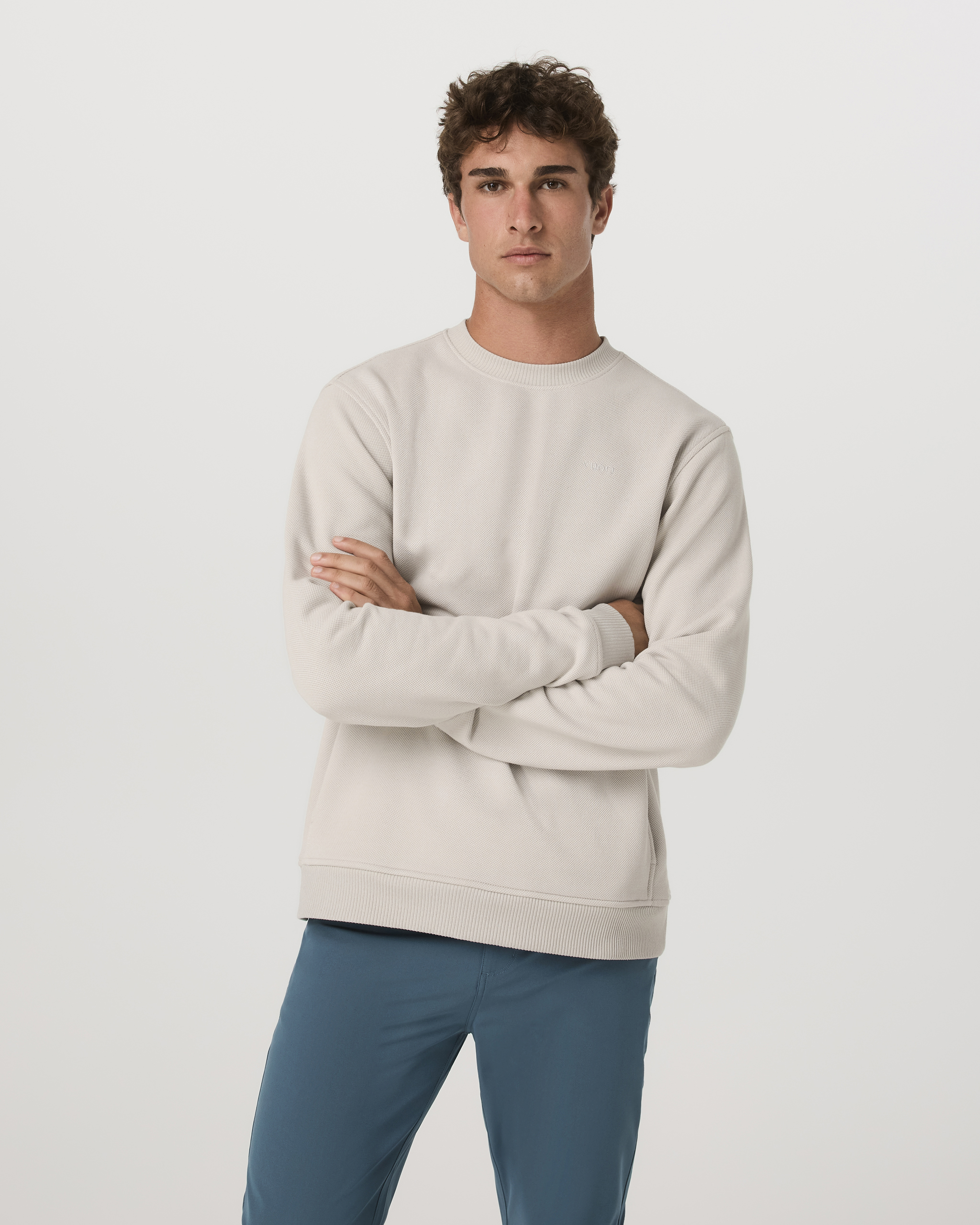 Vuori Pique Fleece Crew