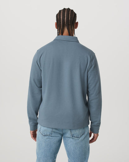 Vuori Long Sleeve Waffle Polo