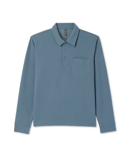 Vuori Long Sleeve Waffle Polo