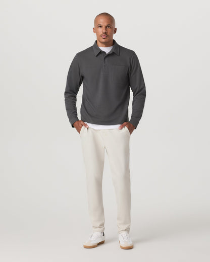 Vuori Long Sleeve Waffle Polo