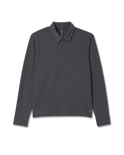 Vuori Long Sleeve Waffle Polo