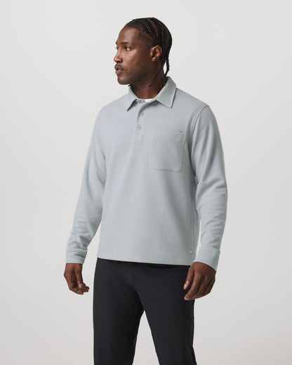 Vuori Long Sleeve Waffle Polo