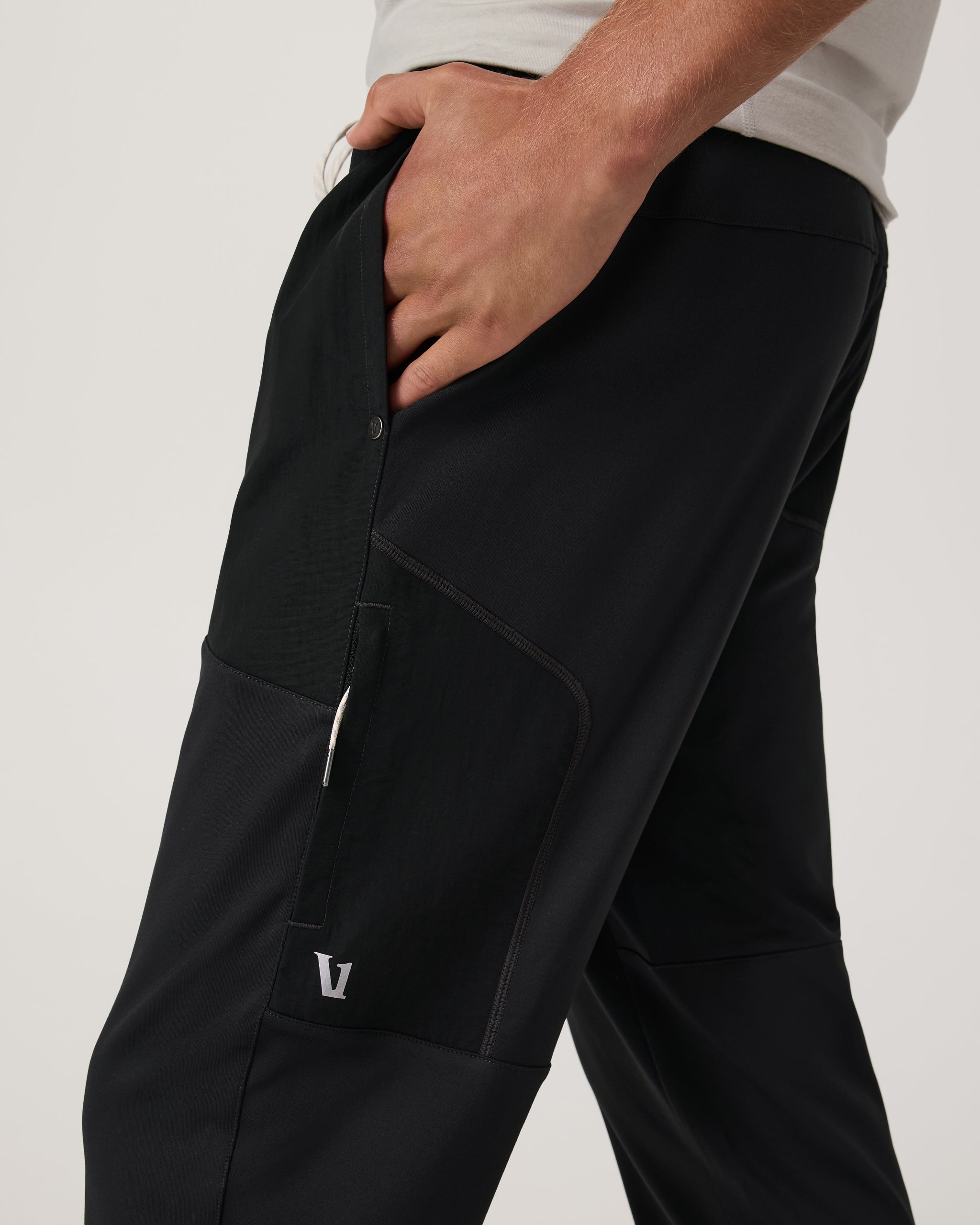 Vuori Sunday Performance Mixed Media Jogger 28