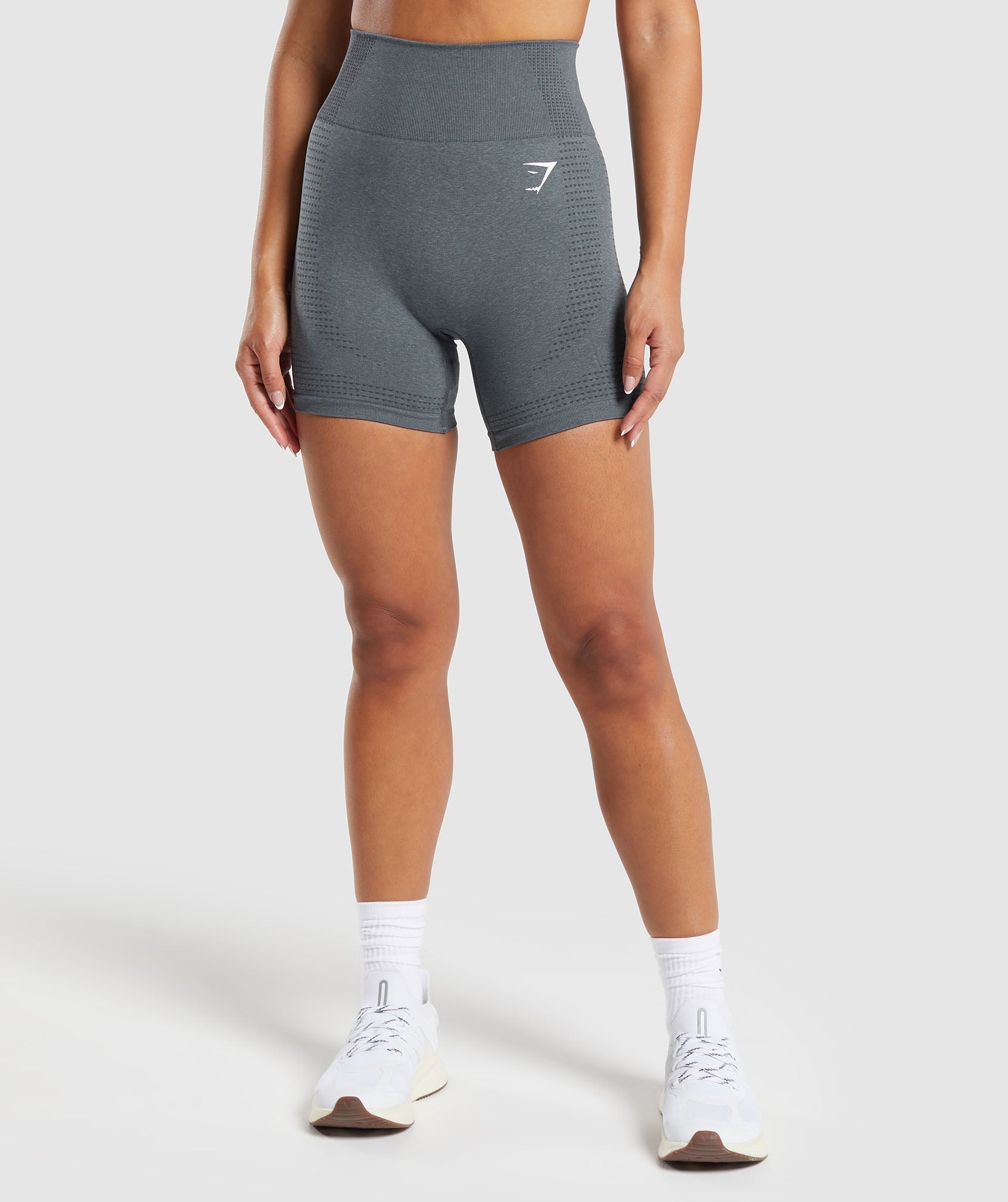 Women's Gymshark Vital Shorts Strong Grey Marl