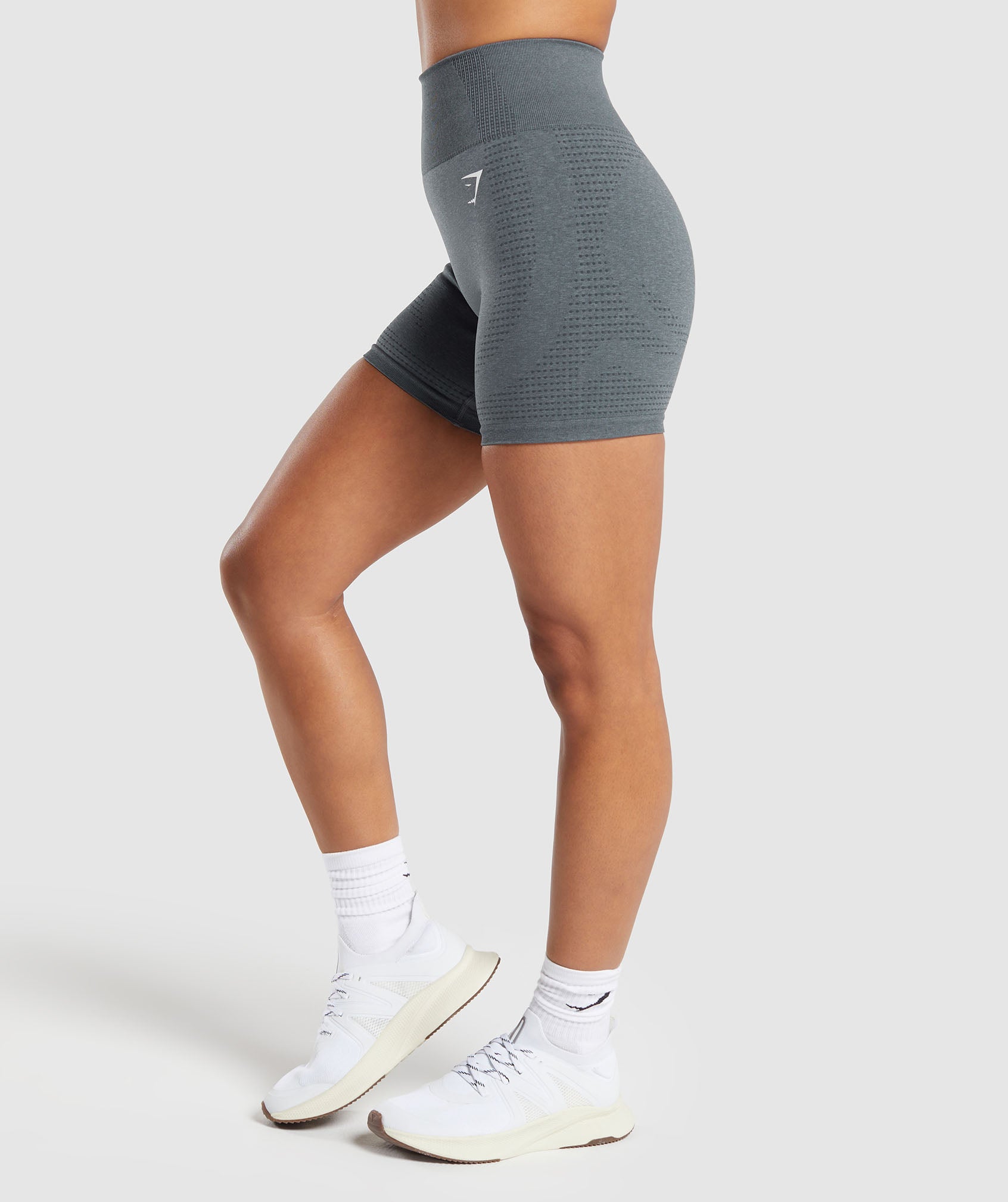 Women's Gymshark Vital Shorts Strong Grey Marl