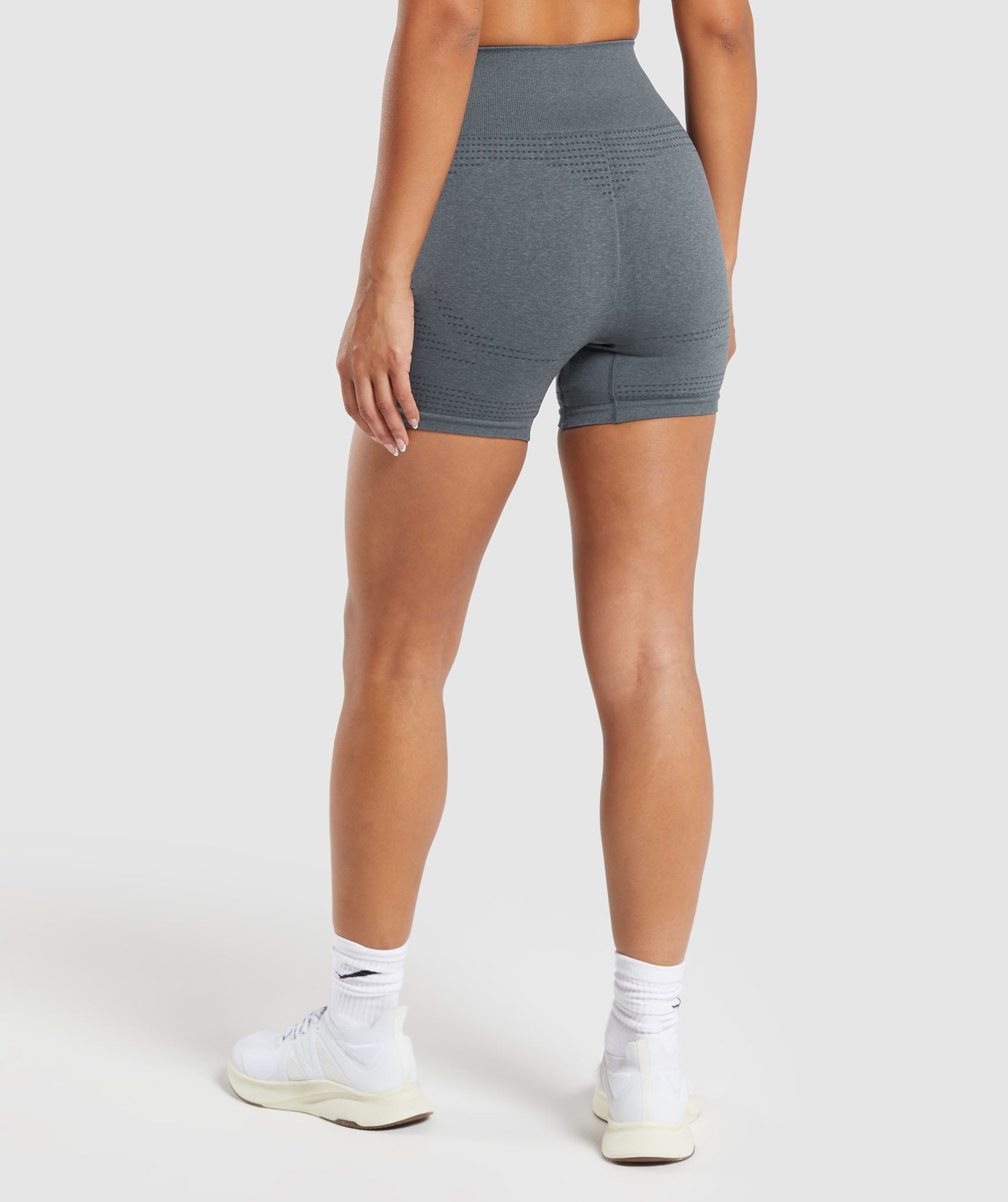 Women's Gymshark Vital Shorts Strong Grey Marl