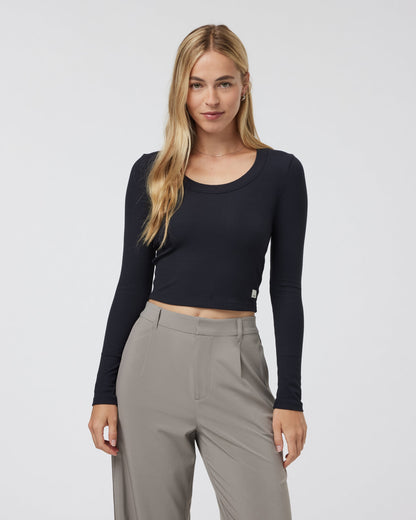 Vuori Long Sleeve Pose Scoop Tee