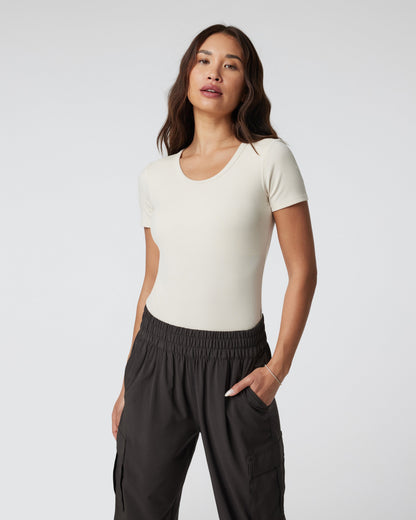 Vuori Short Sleeve Pose Bodysuit