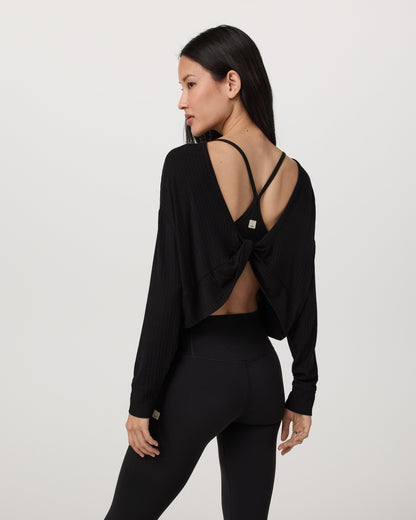 Vuori Long Sleeve Twist Top