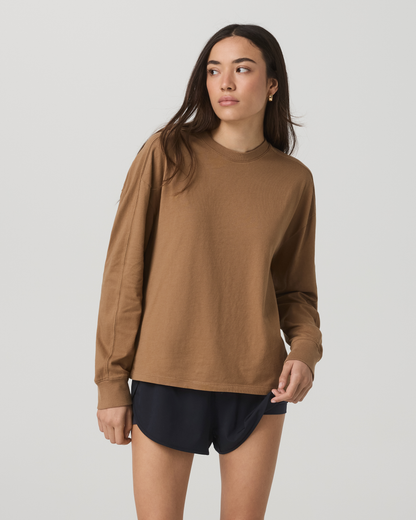 Vuori Long Sleeve Heavyweight Cotton Tee
