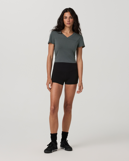 Vuori Short Sleeve Tuvalu Double V Neck