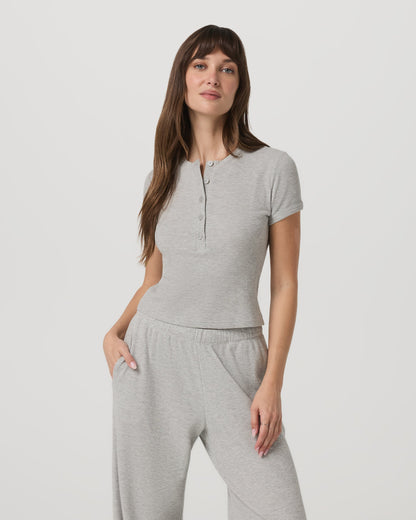 Vuori Short Sleeve Waffle Baby Tee