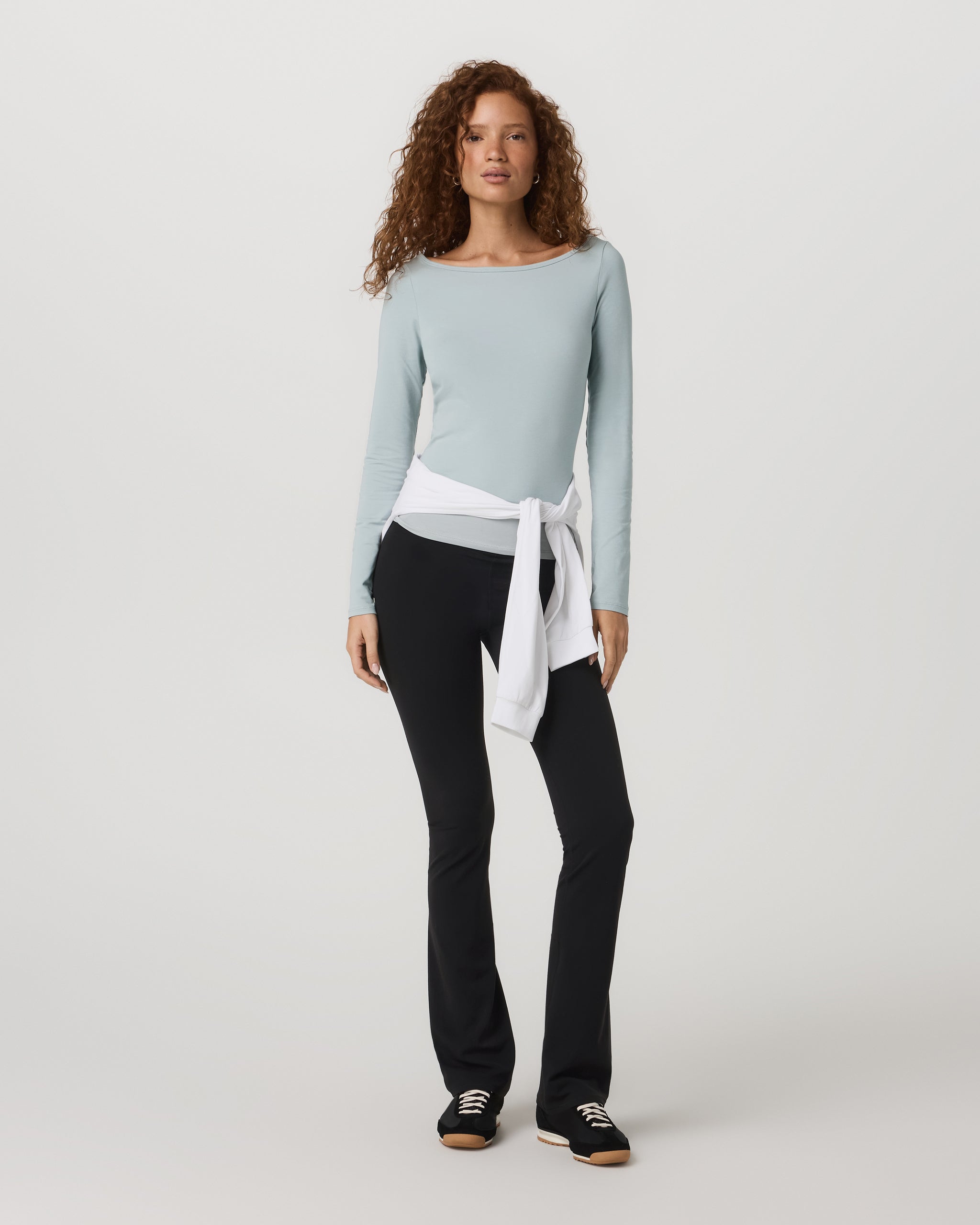 Vuori Long Sleeve Tuvalu Boat Neck