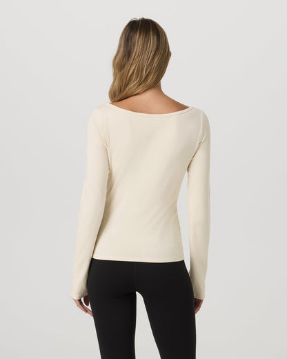 Vuori Long Sleeve Tuvalu Boat Neck