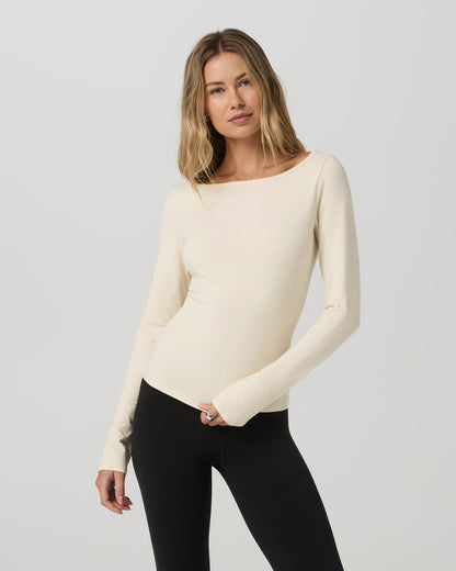 Vuori Long Sleeve Tuvalu Boat Neck
