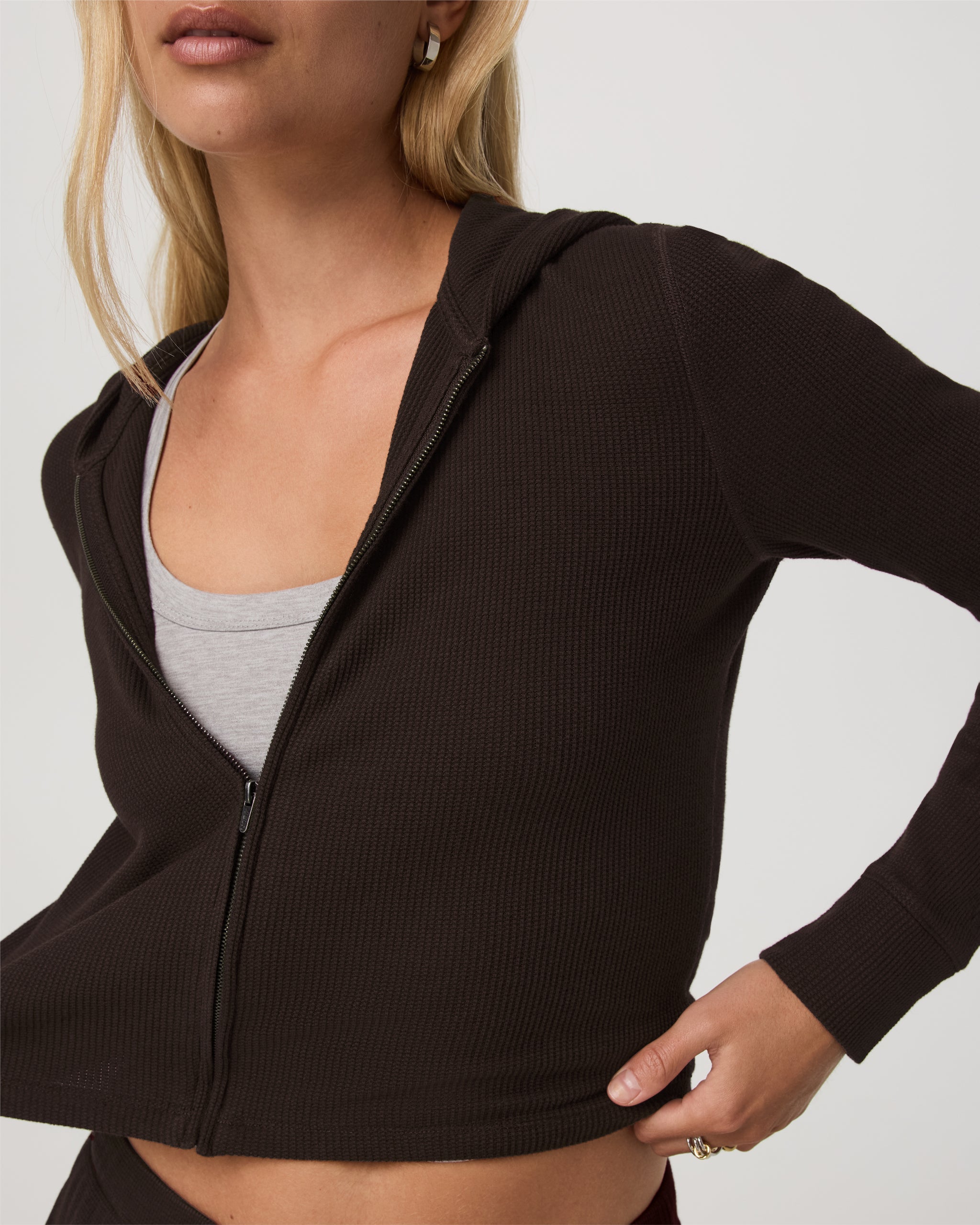 Vuori Waffle Full Zip Hoodie