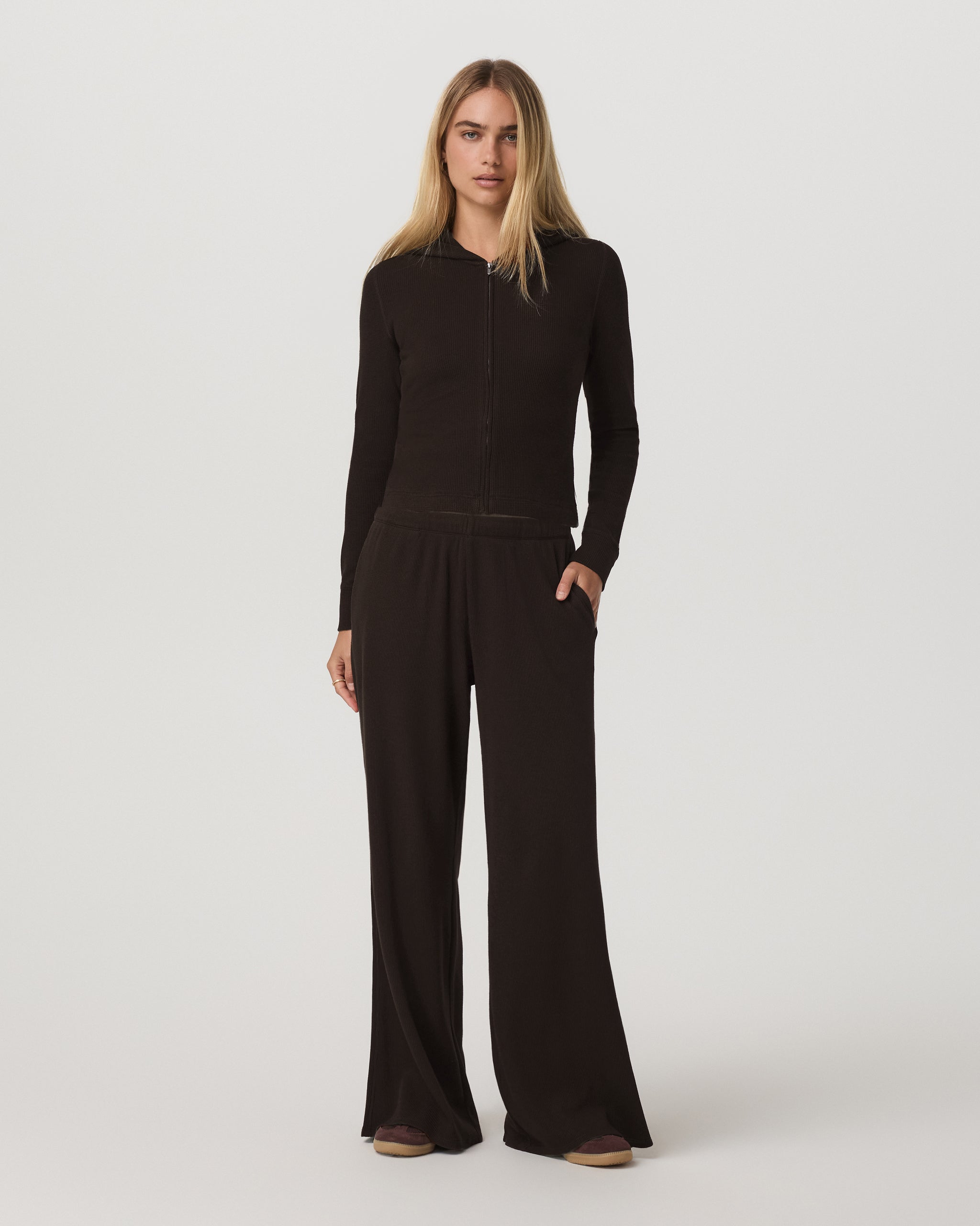 Vuori Waffle Full Zip Hoodie