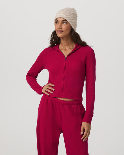 Vuori Waffle Full Zip Hoodie