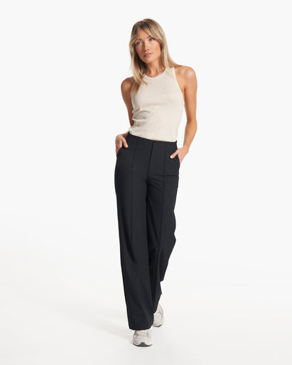 Womens Vuori Meta Wideleg Pant Long