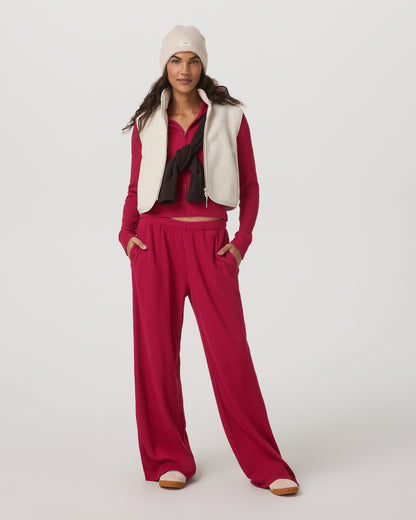 Vuori Waffle Wideleg Pant