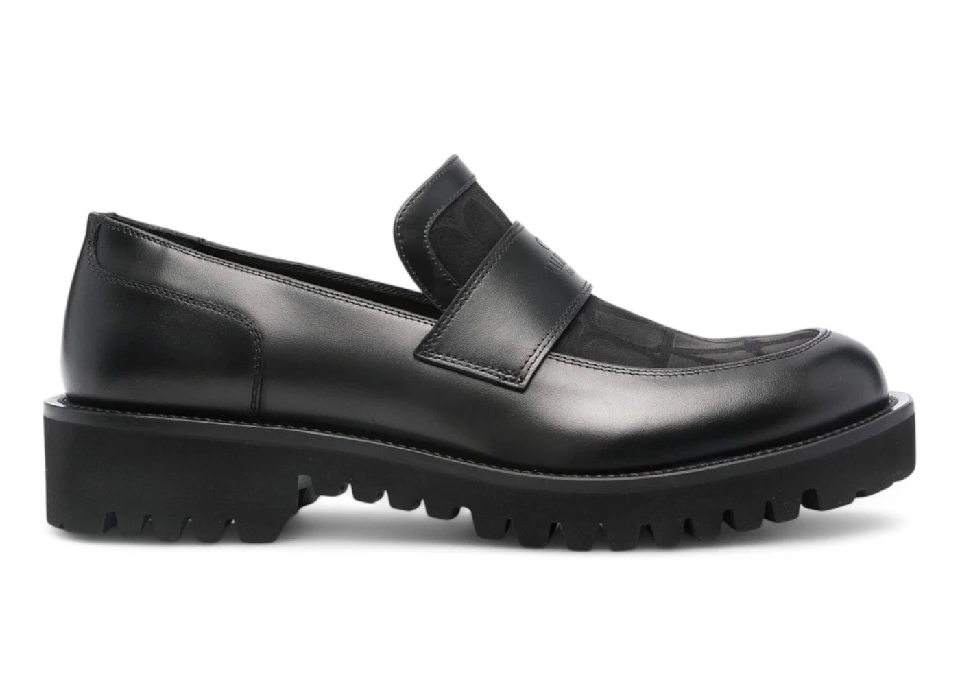valentino toile iconographe loafers black