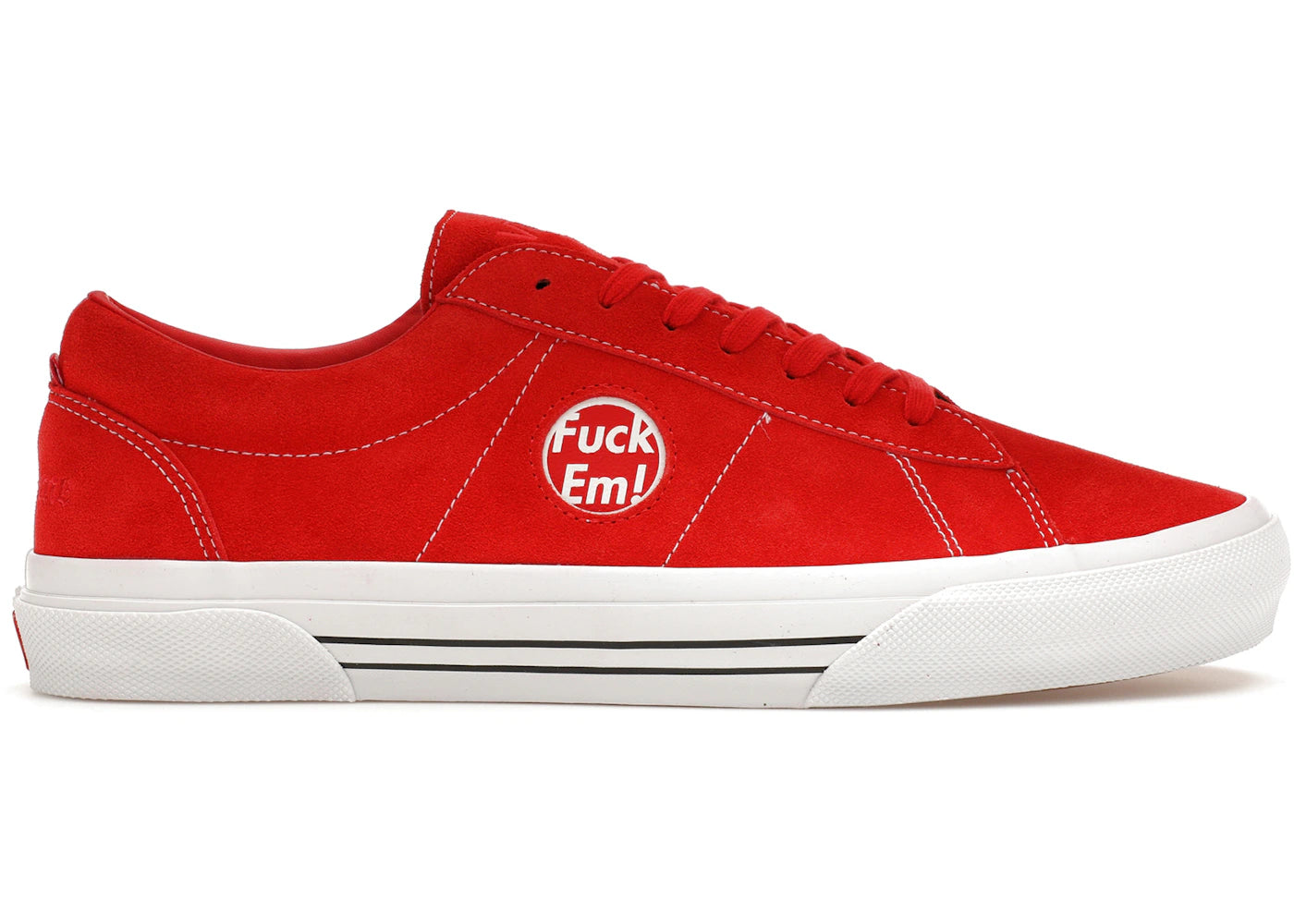 vans sid supreme fuck em red