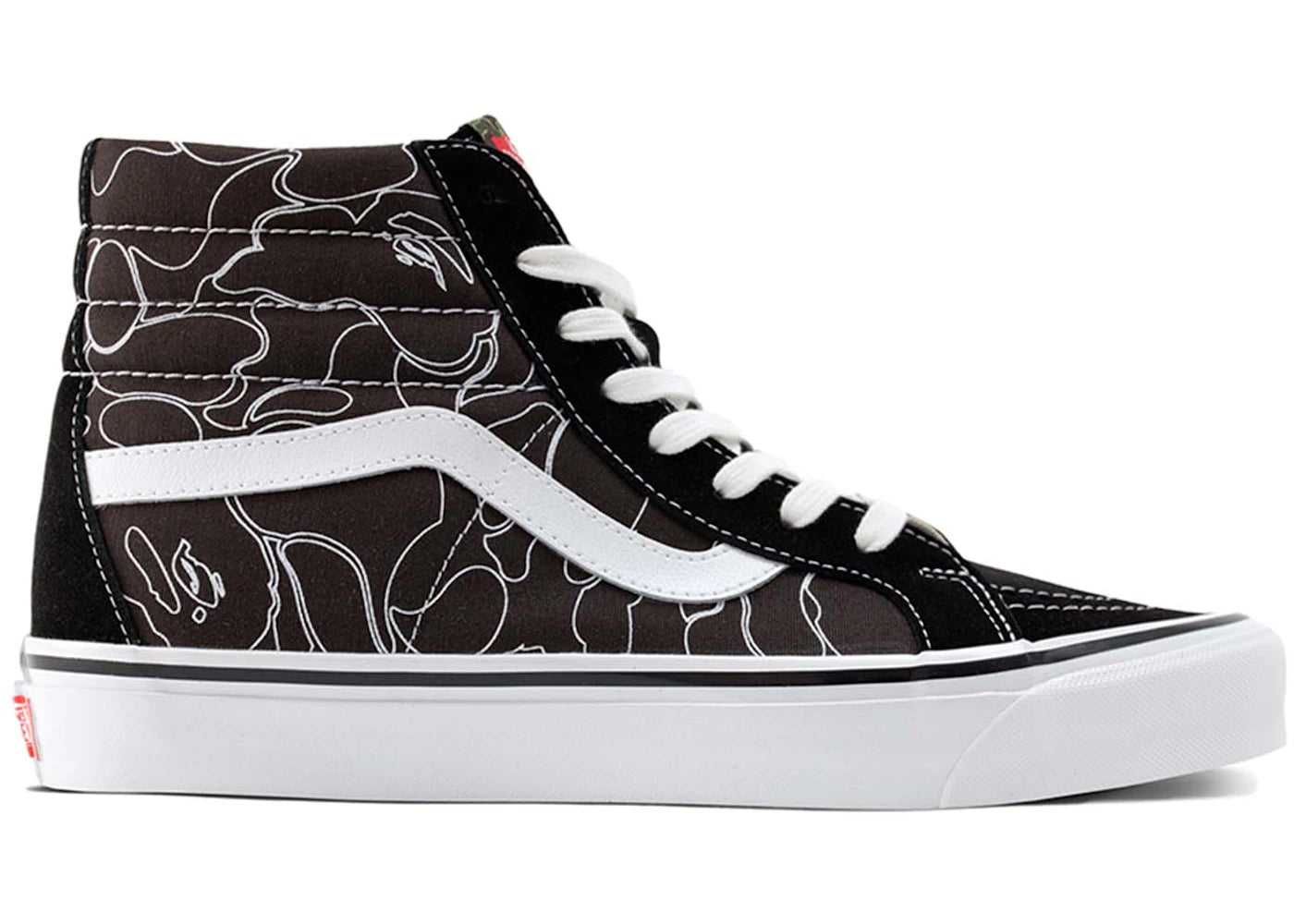 vans sk8-hi 38 dx bape line abc camo