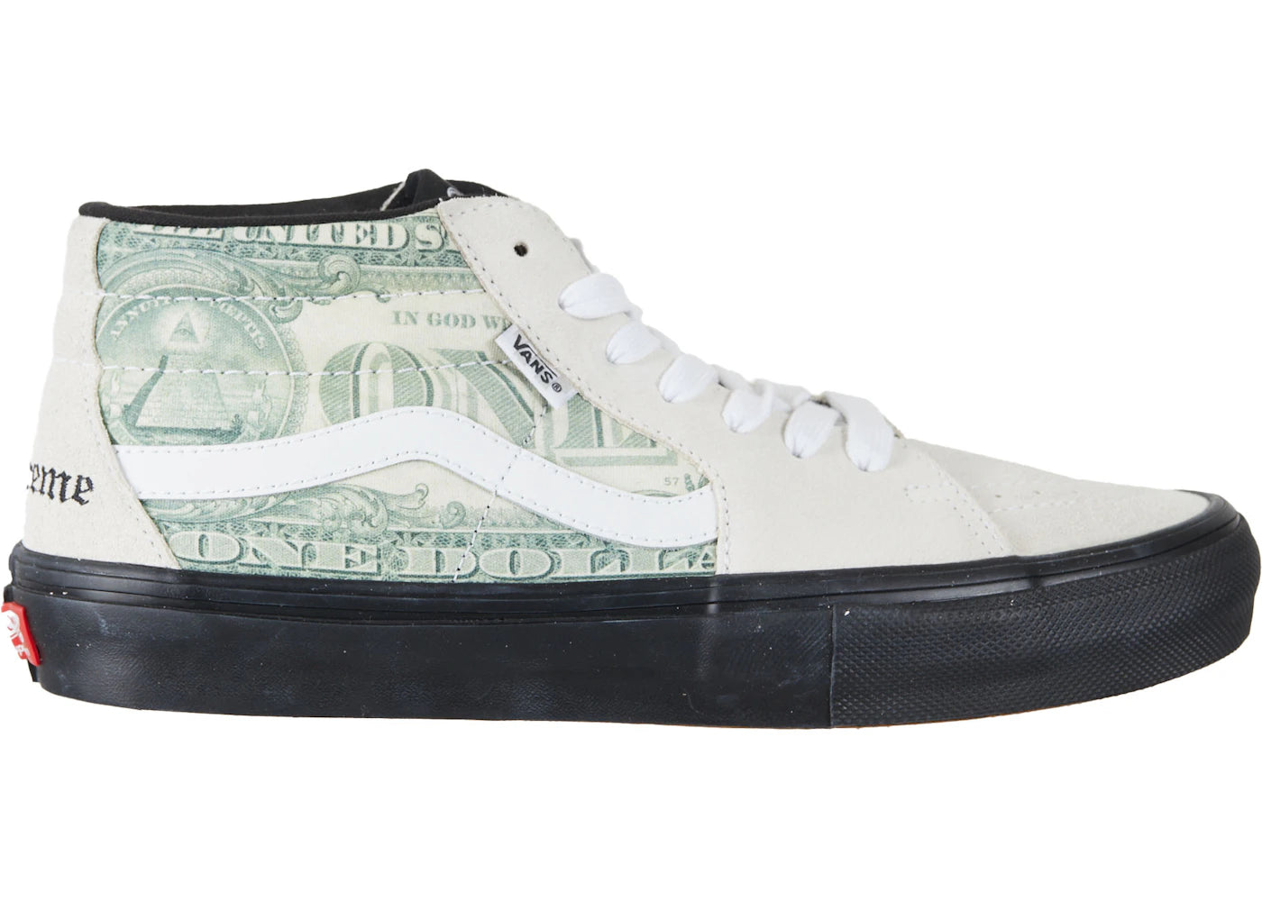vans skate grosso mid supreme dollar cream