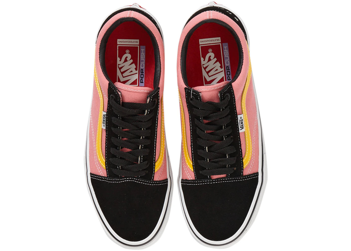 vans skate old skool supreme tribal barbed wire pink