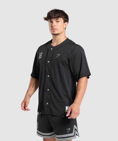 Gymshark Sports Jersey Black