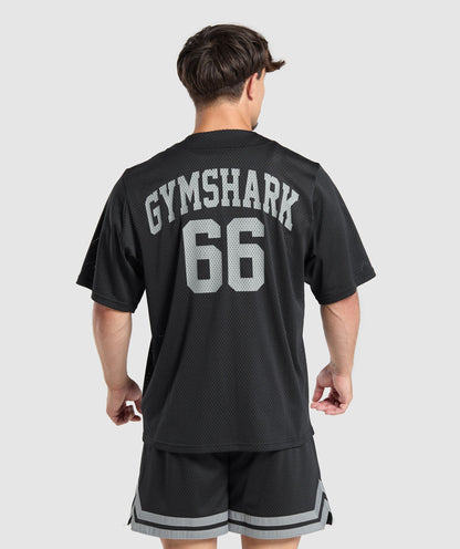 Gymshark Sports Jersey Black