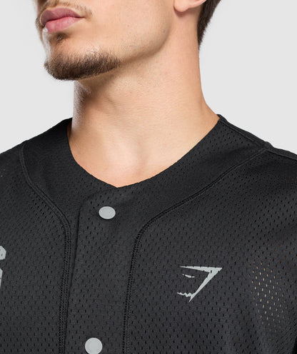 Gymshark Sports Jersey Black