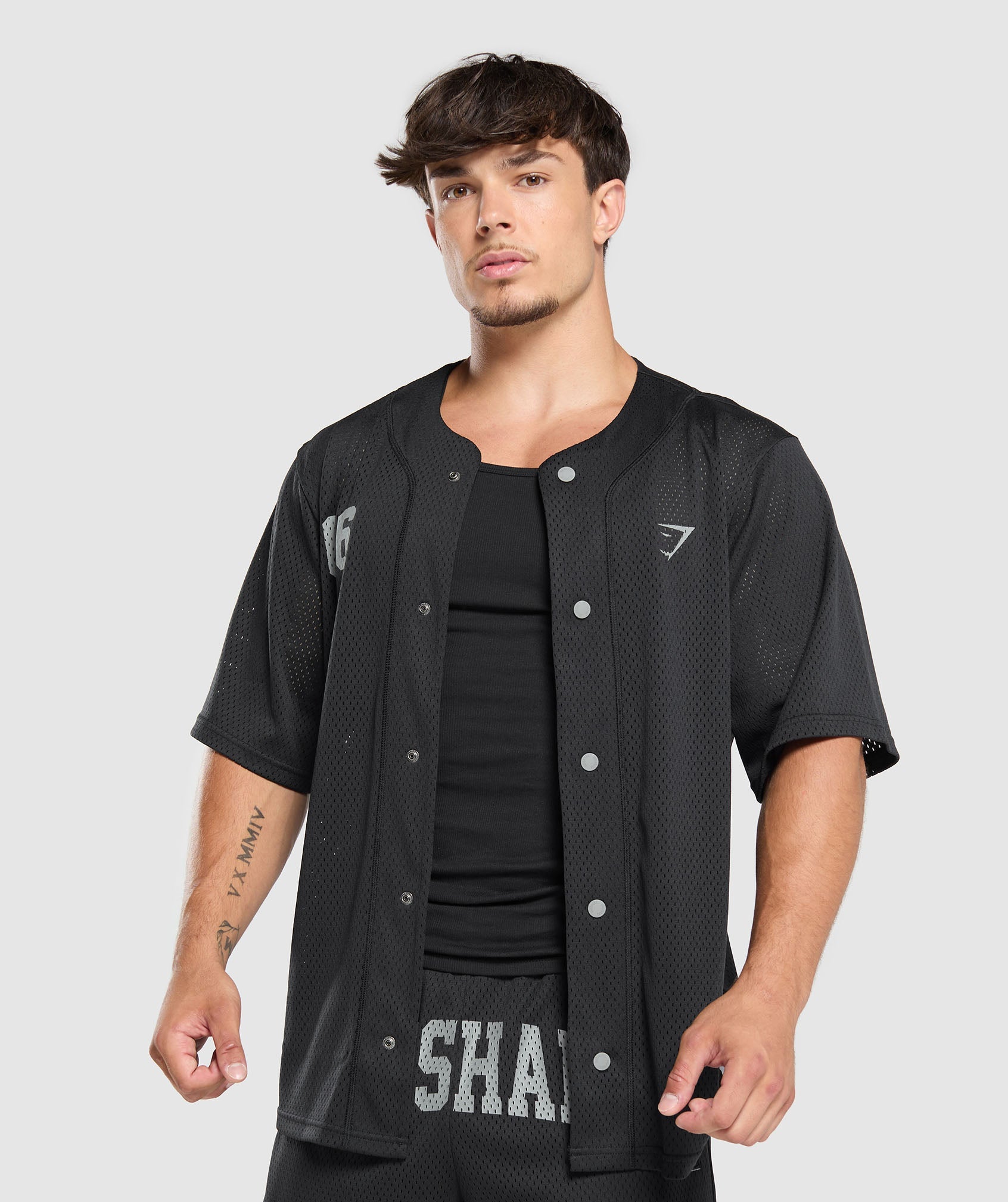 Gymshark Sports Jersey Black