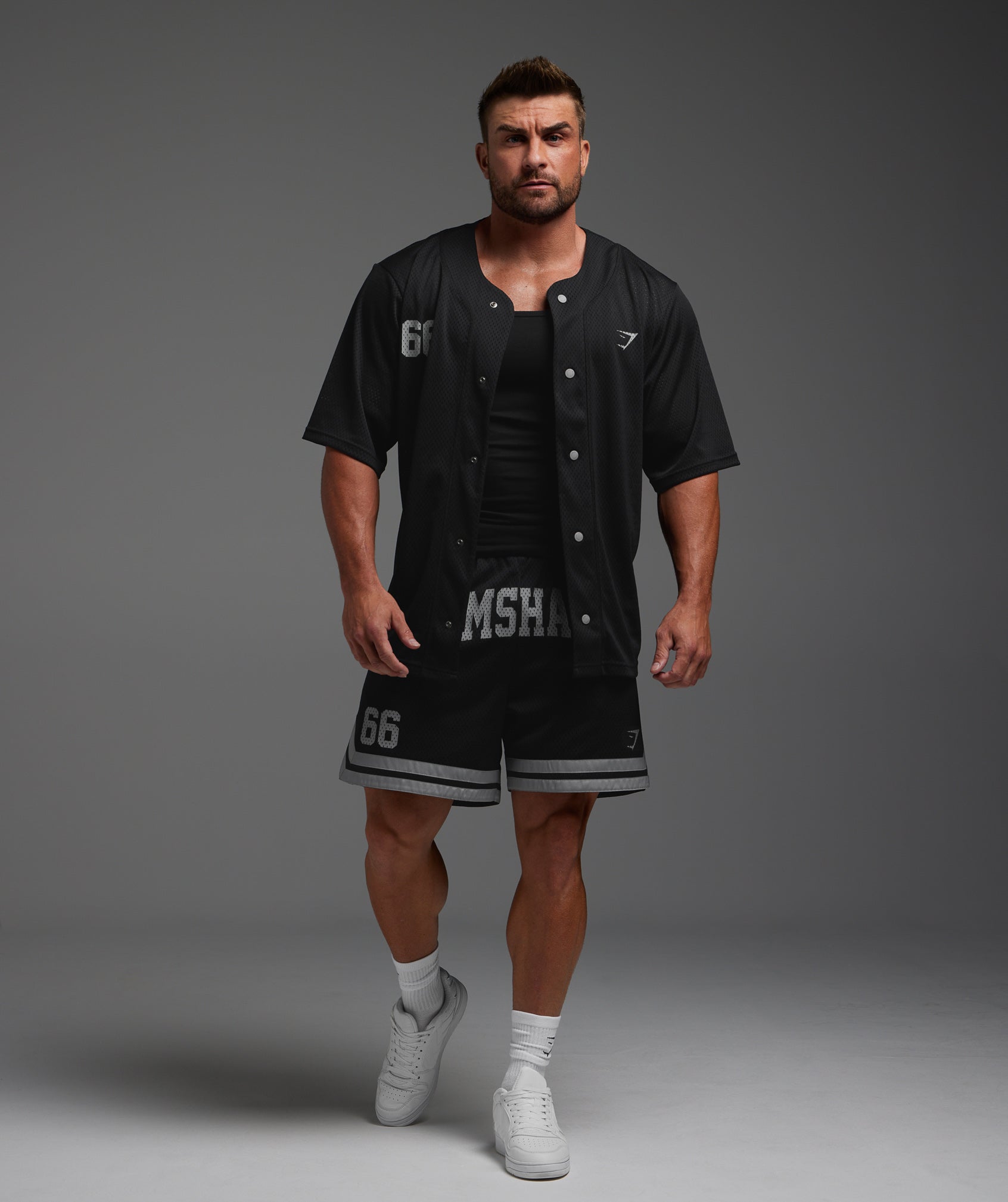 Gymshark Sports Jersey Black